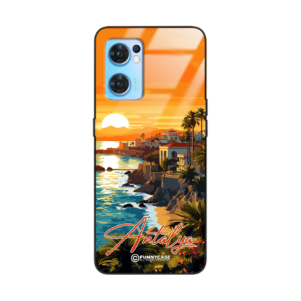 Etui Black Case Glass do OPPO RENO 7 SE SUMMER PARADISE ST_PAR101