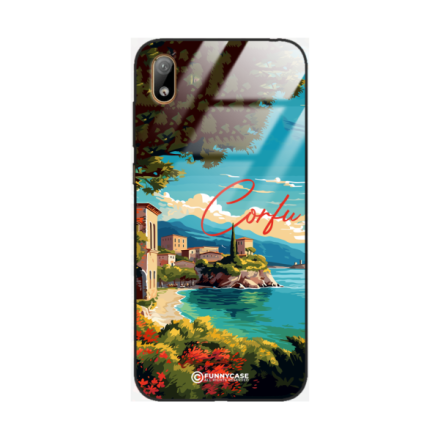 Etui Black Case Glass do HUAWEI Y5 2019 SUMMER PARADISE ST_PAR102