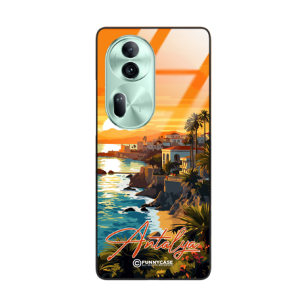 Etui Black Case Glass do OPPO RENO 11 5G SUMMER PARADISE ST_PAR101