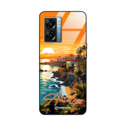 Etui Black Case Glass do OPPO RENO K10 5G SUMMER PARADISE ST_PAR101