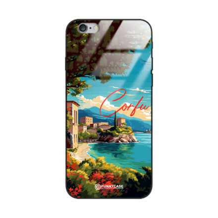 Etui Black Case Glass do IPHONE 6 SUMMER PARADISE ST_PAR102