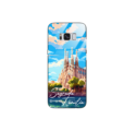 Etui Black Case Glass do SAMSUNG S8 SUMMER PARADISE ST_PAR100