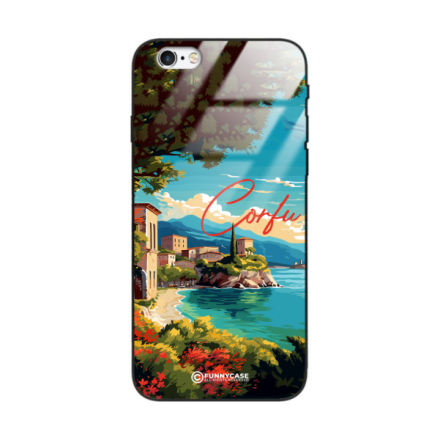 Etui Black Case Glass do IPHONE 6 PLUS SUMMER PARADISE ST_PAR102