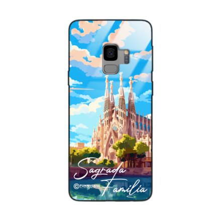 Etui Black Case Glass do SAMSUNG S9 SUMMER PARADISE ST_PAR100