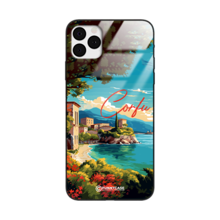 Etui Black Case Glass do IPHONE 11 PRO SUMMER PARADISE ST_PAR102