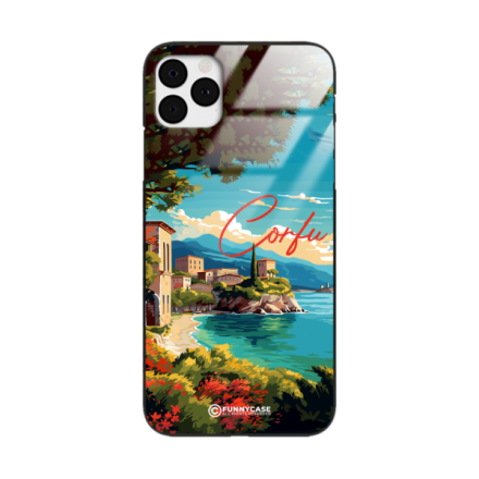 Etui Black Case Glass do IPHONE 11 PRO MAX SUMMER PARADISE ST_PAR102