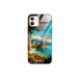 Etui Black Case Glass do IPHONE 12 SUMMER PARADISE ST_PAR102