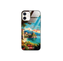 Etui Black Case Glass do IPHONE 12 MINI SUMMER PARADISE ST_PAR102