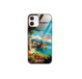 Etui Black Case Glass do IPHONE 12 MINI SUMMER PARADISE ST_PAR102