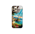 Etui Black Case Glass do IPHONE 12 PRO MAX SUMMER PARADISE ST_PAR102