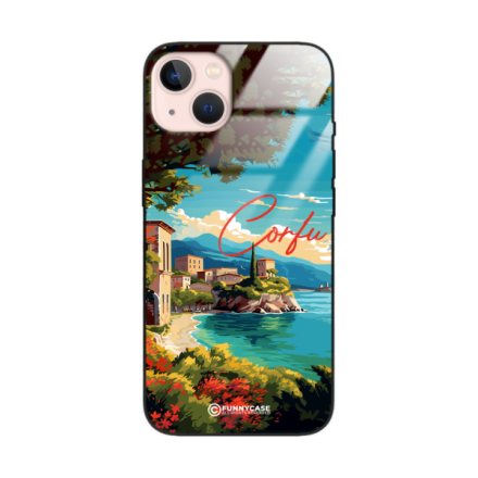 Etui Black Case Glass do IPHONE 13 SUMMER PARADISE ST_PAR102