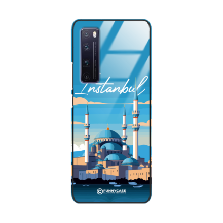 Etui Black Case Glass do HUAWEI NOVA 7 PRO SUMMER PARADISE ST_PAR103