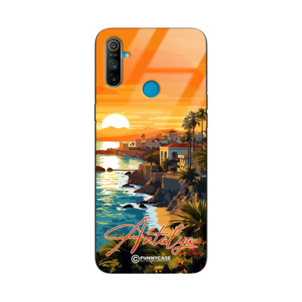 Etui Black Case Glass do REALME C3 SUMMER PARADISE ST_PAR101