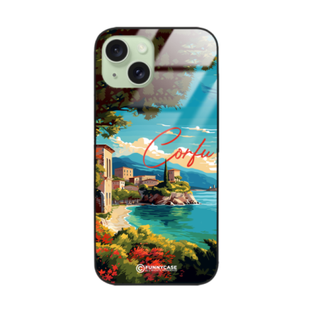 Etui Black Case Glass do IPHONE 15 SUMMER PARADISE ST_PAR102