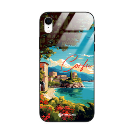 Etui Black Case Glass do IPHONE XR SUMMER PARADISE ST_PAR102