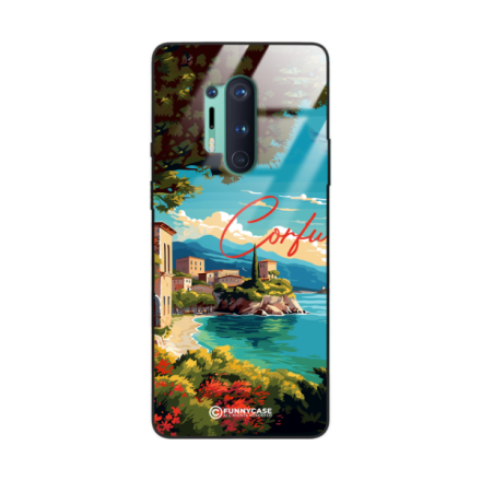 Etui Black Case Glass do ONEPLUS 8 PRO SUMMER PARADISE ST_PAR102