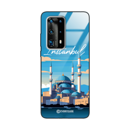 Etui Black Case Glass do HUAWEI P40 PRO PLUS SUMMER PARADISE ST_PAR103