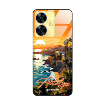 Etui Black Case Glass do REALME C55 SUMMER PARADISE ST_PAR101