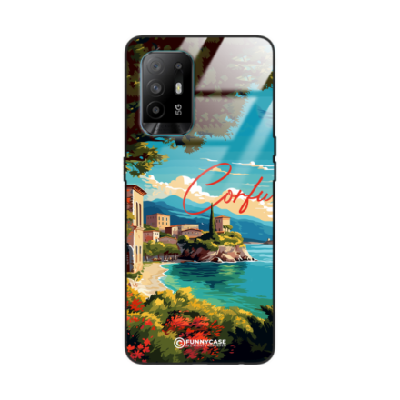 Etui Black Case Glass do OPPO A94 5G SUMMER PARADISE ST_PAR102