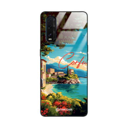 Etui Black Case Glass do OPPO FIND X2 SUMMER PARADISE ST_PAR102