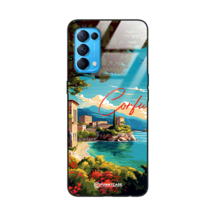 Etui Black Case Glass do OPPO RENO 5 SUMMER PARADISE ST_PAR102