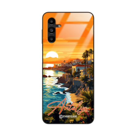 Etui Black Case Glass do SAMSUNG A13 5G SUMMER PARADISE ST_PAR101