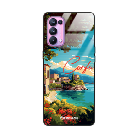 Etui Black Case Glass do OPPO RENO 5 PRO 5G SUMMER PARADISE ST_PAR102