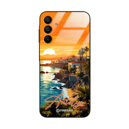 Etui Black Case Glass do SAMSUNG A15 SUMMER PARADISE ST_PAR101