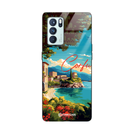 Etui Black Case Glass do OPPO RENO 6 PRO SUMMER PARADISE ST_PAR102