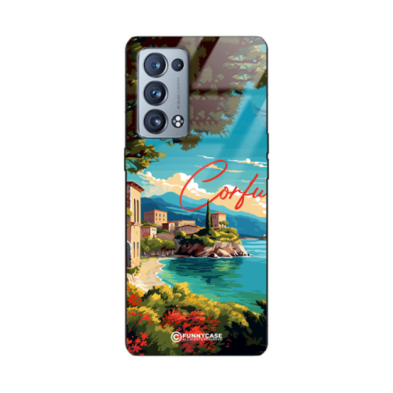 Etui Black Case Glass do OPPO RENO 6 PRO PLUS SUMMER PARADISE ST_PAR102