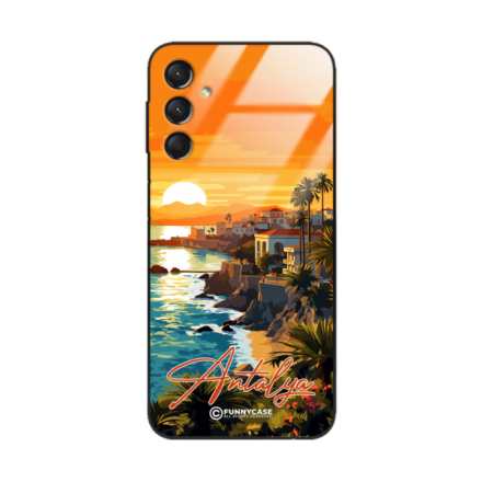 Etui Black Case Glass do SAMSUNG A24 SUMMER PARADISE ST_PAR101