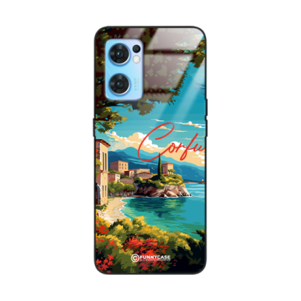 Etui Black Case Glass do OPPO RENO 7 SE SUMMER PARADISE ST_PAR102