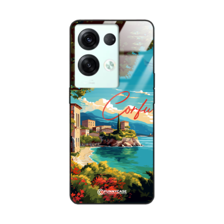 Etui Black Case Glass do OPPO RENO 8 PRO SUMMER PARADISE ST_PAR102