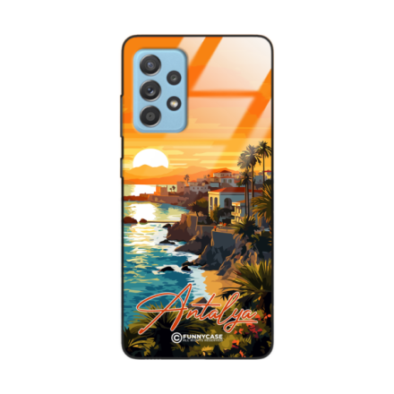 Etui Black Case Glass do SAMSUNG A33 5G SUMMER PARADISE ST_PAR101