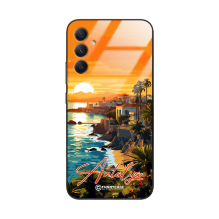 Etui Black Case Glass do SAMSUNG A34 5G SUMMER PARADISE ST_PAR101