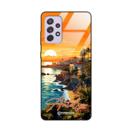 Etui Black Case Glass do SAMSUNG A72 SUMMER PARADISE ST_PAR101