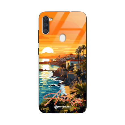 Etui Black Case Glass do SAMSUNG GALAXY A11 SUMMER PARADISE ST_PAR101