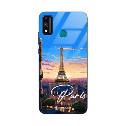 Etui Black Case Glass do HUAWEI HONOR 9X LITE SUMMER PARADISE ST_PAR104