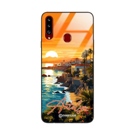 Etui Black Case Glass do SAMSUNG GALAXY A20S SUMMER PARADISE ST_PAR101