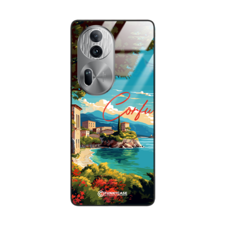 Etui Black Case Glass do OPPO RENO 11 PRO SUMMER PARADISE ST_PAR102