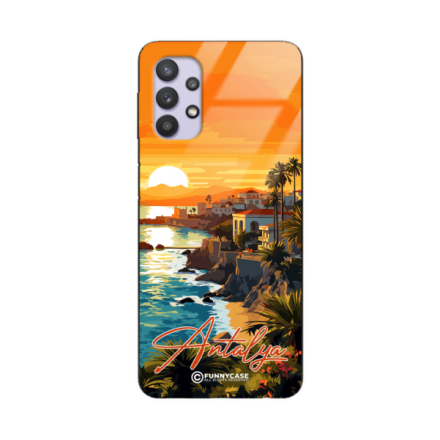 Etui Black Case Glass do SAMSUNG GALAXY A32 5G SUMMER PARADISE ST_PAR101