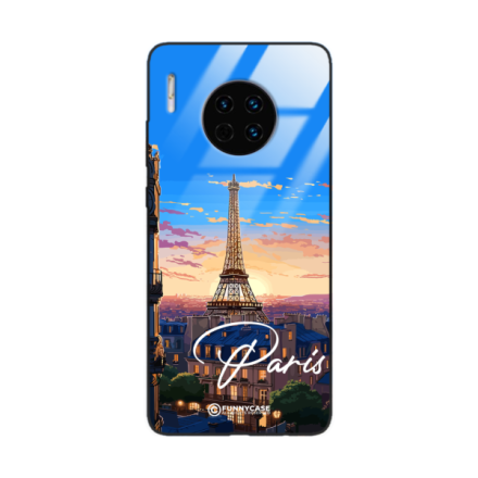 Etui Black Case Glass do HUAWEI MATE 30 PRO SUMMER PARADISE ST_PAR104