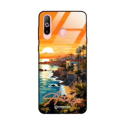 Etui Black Case Glass do SAMSUNG GALAXY A60 SUMMER PARADISE ST_PAR101