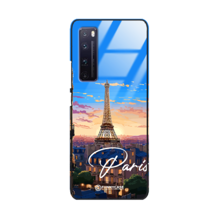 Etui Black Case Glass do HUAWEI NOVA 7 PRO SUMMER PARADISE ST_PAR104