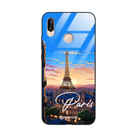 Etui Black Case Glass do HUAWEI P20 LITE SUMMER PARADISE ST_PAR104