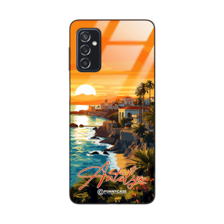 Etui Black Case Glass do SAMSUNG GALAXY M52 5G SUMMER PARADISE ST_PAR101