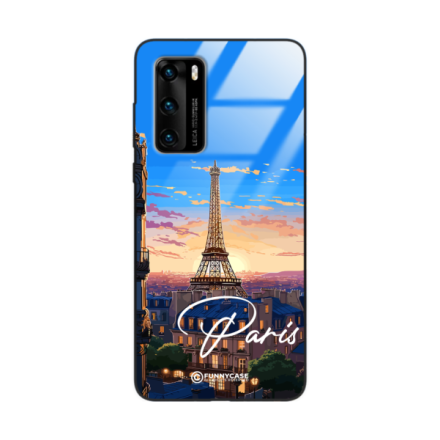 Etui Black Case Glass do HUAWEI P40 SUMMER PARADISE ST_PAR104