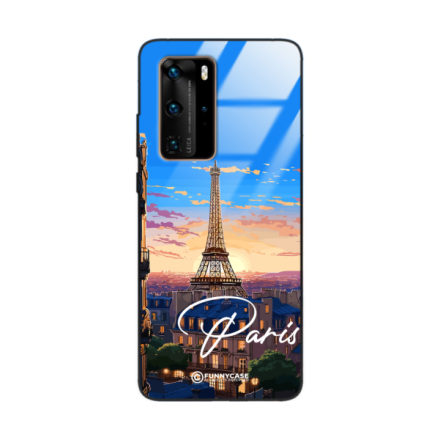 Etui Black Case Glass do HUAWEI P40 PRO SUMMER PARADISE ST_PAR104