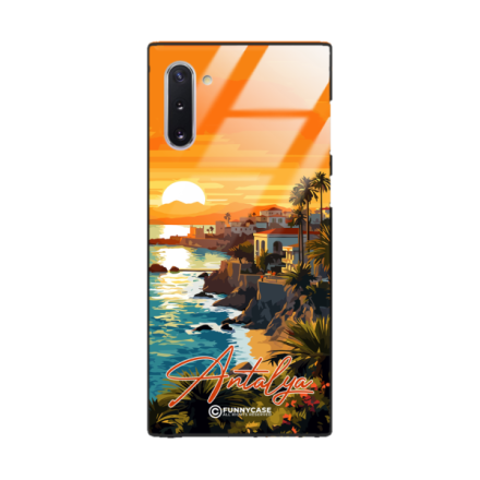 Etui Black Case Glass do SAMSUNG GALAXY NOTE 10 SUMMER PARADISE ST_PAR101