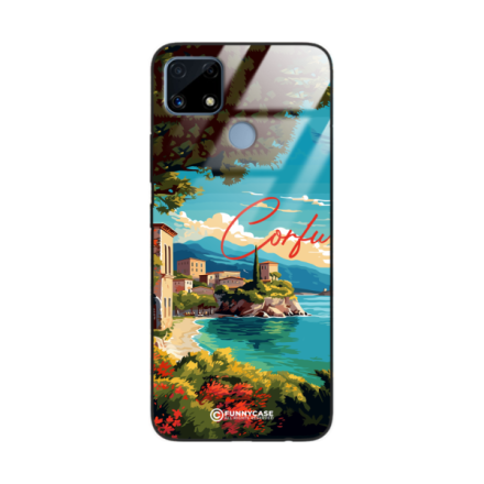 Etui Black Case Glass do REALME C25 SUMMER PARADISE ST_PAR102